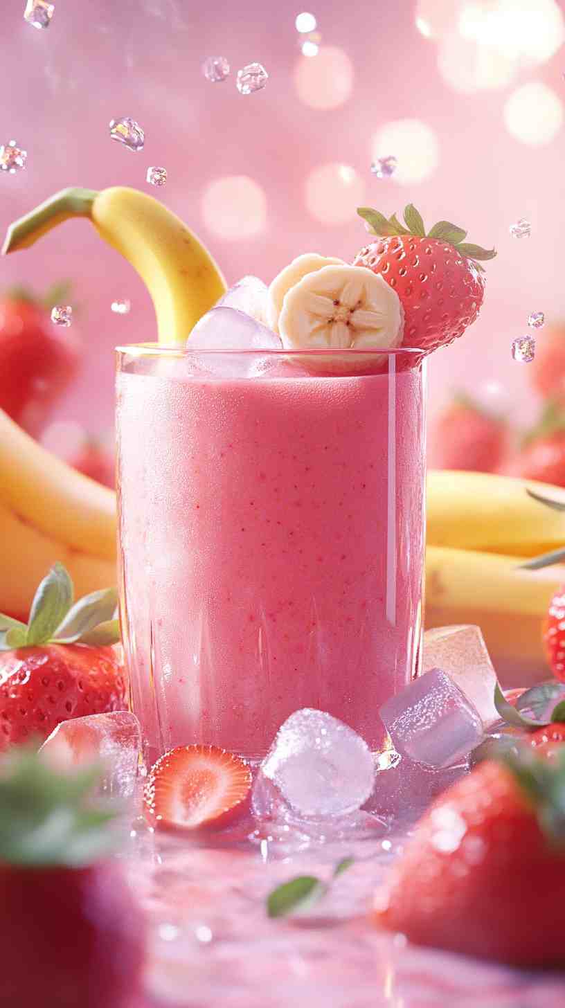 Fresh & Fruity Strawberry Banana Smoothie