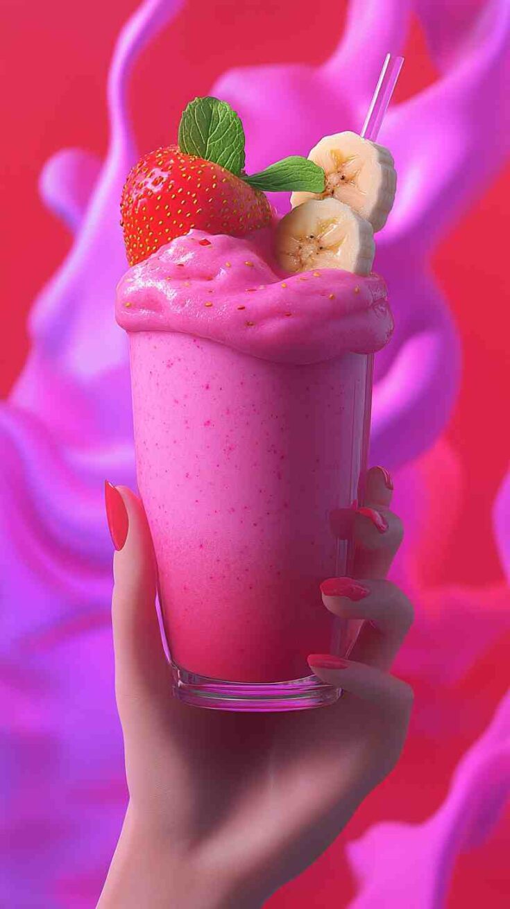 Fresh & Fruity Strawberry Banana Smoothie