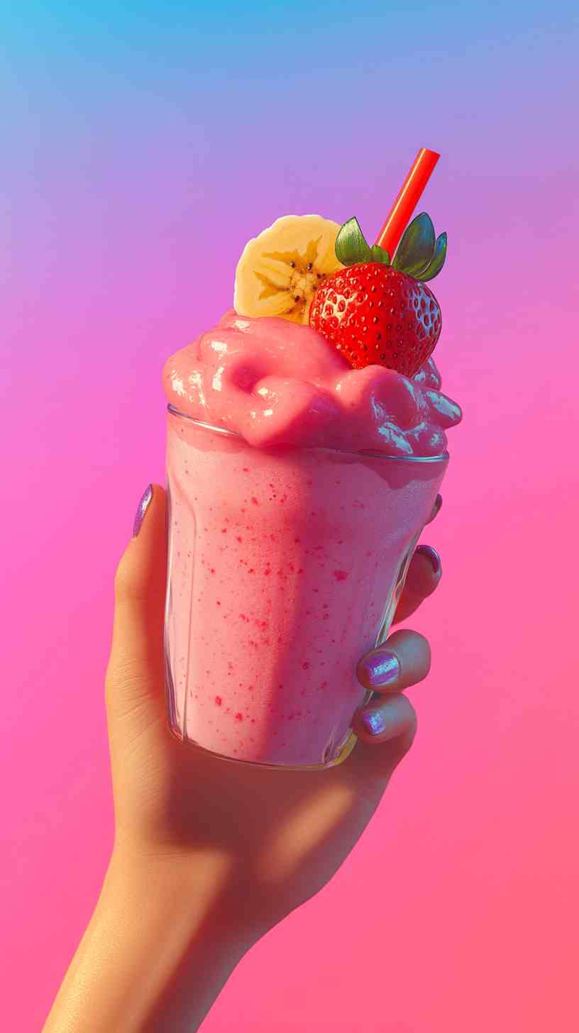 Fresh & Fruity Strawberry Banana Smoothie