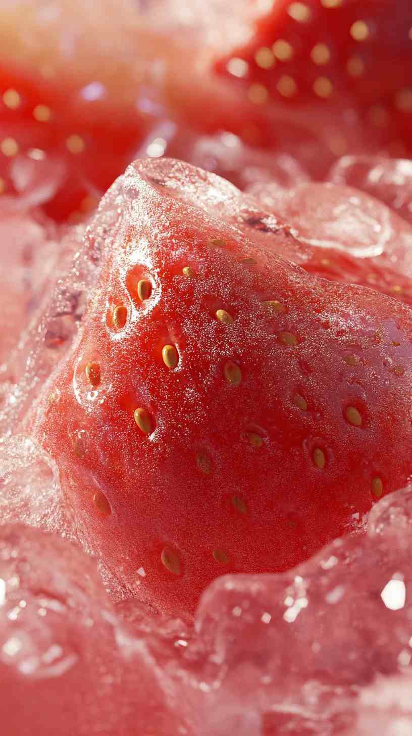 Frozen Strawberry Banana Delight Smoothie