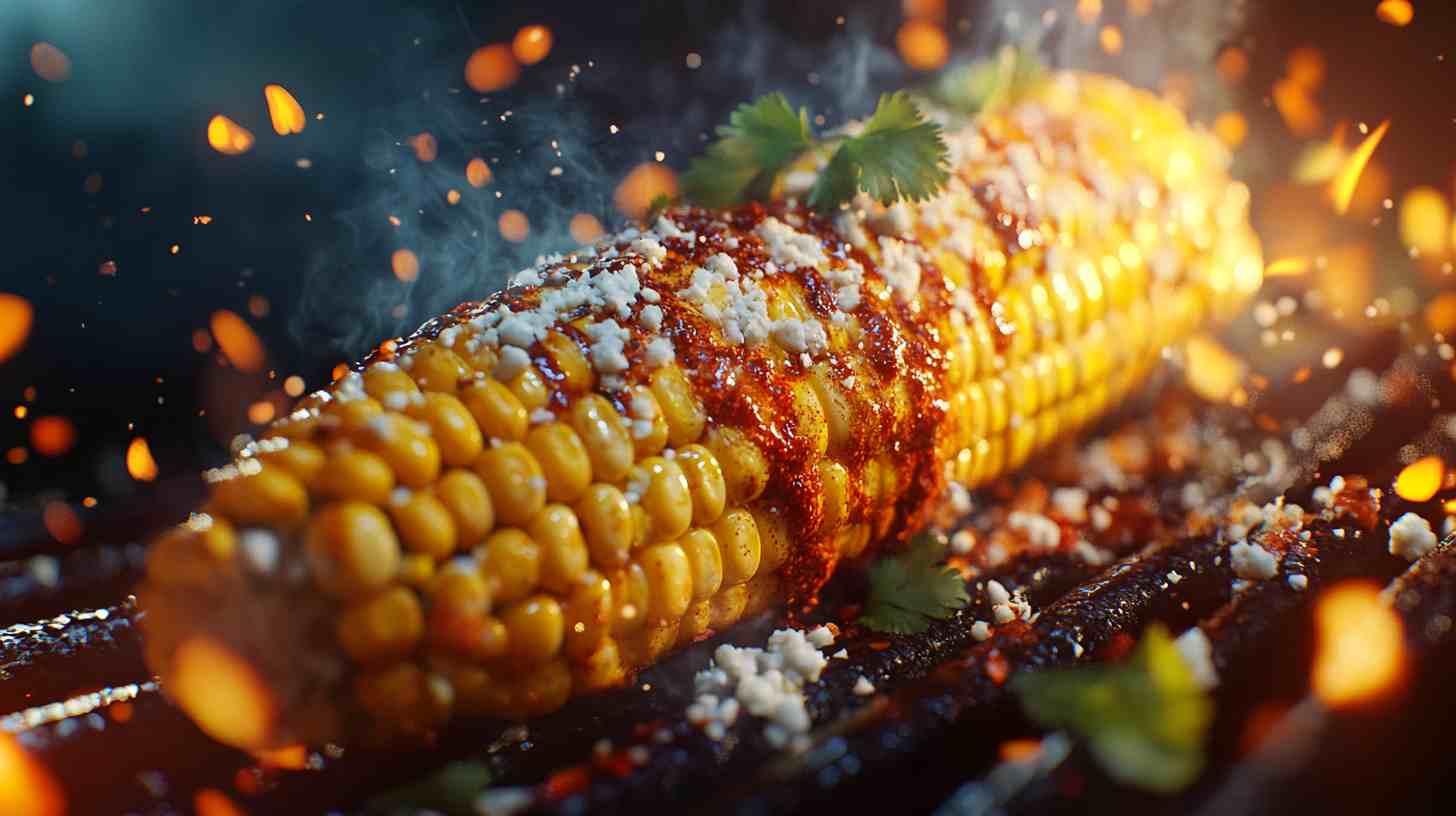 Grilled Corn on the Cob with Chili Lime Butter Street Food