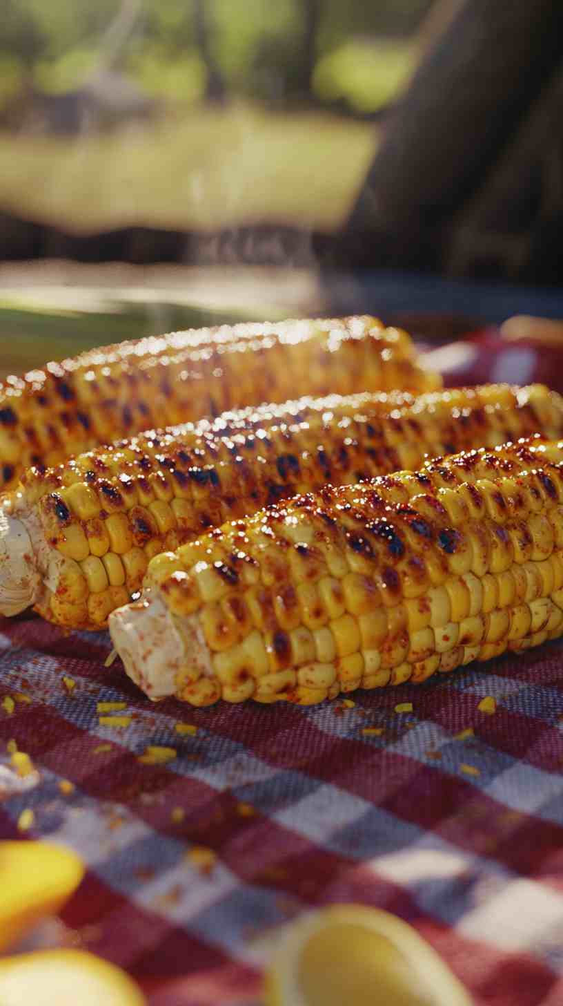 Grilled Corn on the Cob with Chili Lime Butter Street Food Grilled Corn on the Cob with Chili Lime Butter Street Food