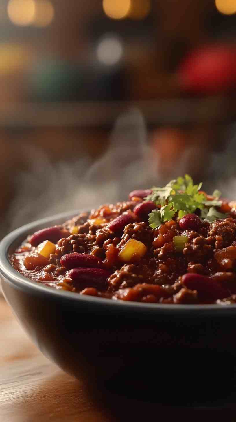 Hearty Crockpot Beef Chili Hearty Crockpot Beef Chili