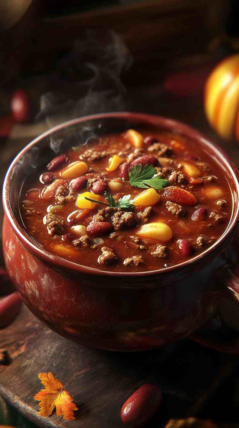 Hearty Crockpot Beef Chili Hearty Crockpot Beef Chili