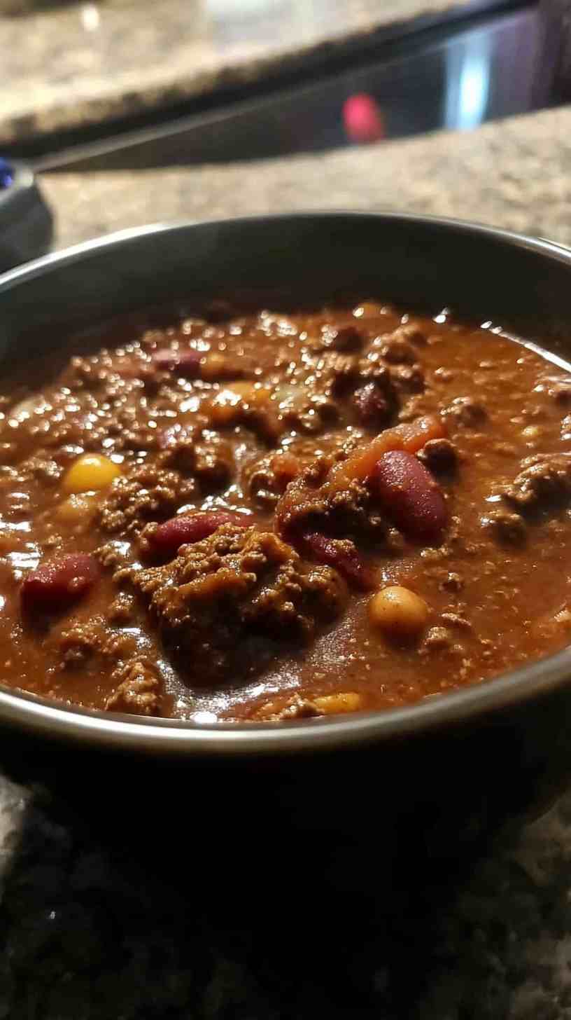 Hearty Crockpot Beef Chili Hearty Crockpot Beef Chili