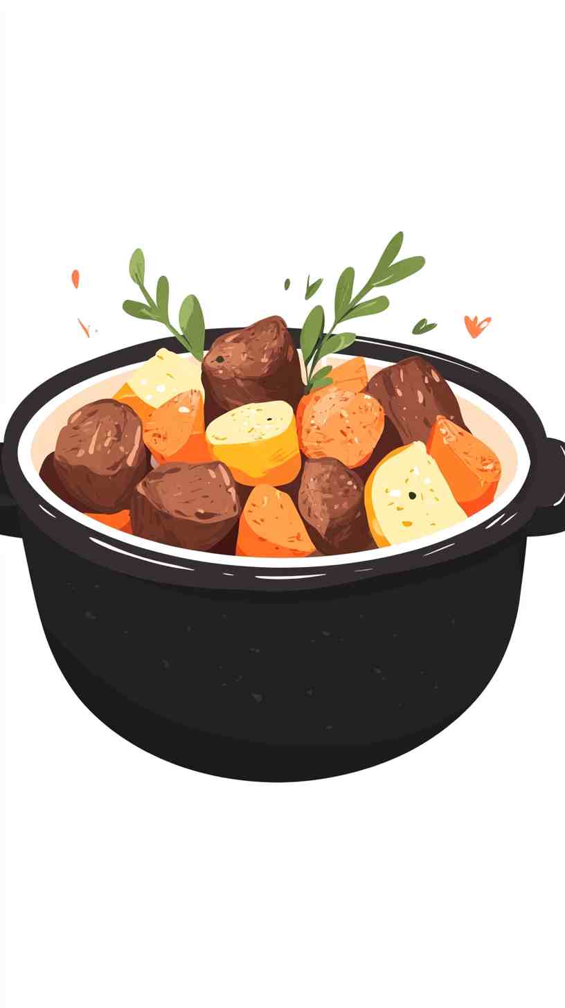 Hearty Slow Cooker Beef Casserole with Vegetables