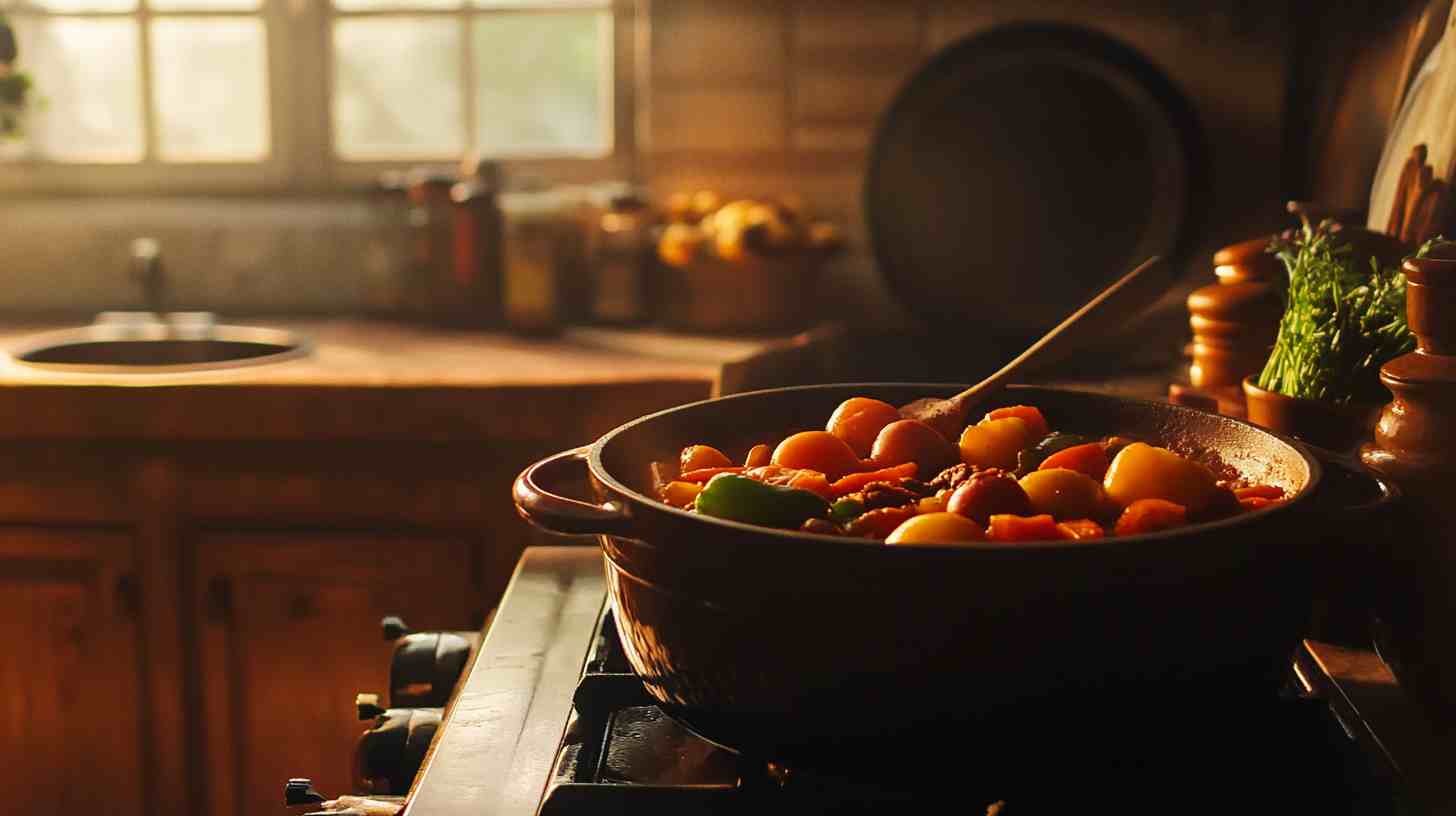 Hearty Slow Cooker Beef Casserole with Vegetables