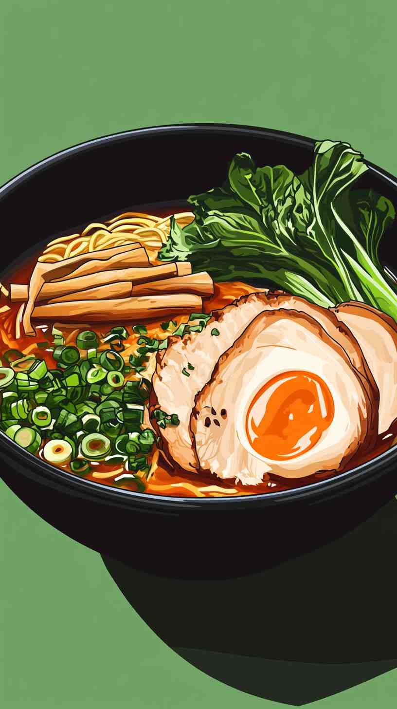 Kimchi Ramen Noodles with Pork and Bok Choy Kimchi Ramen Noodles with Pork and Bok Choy