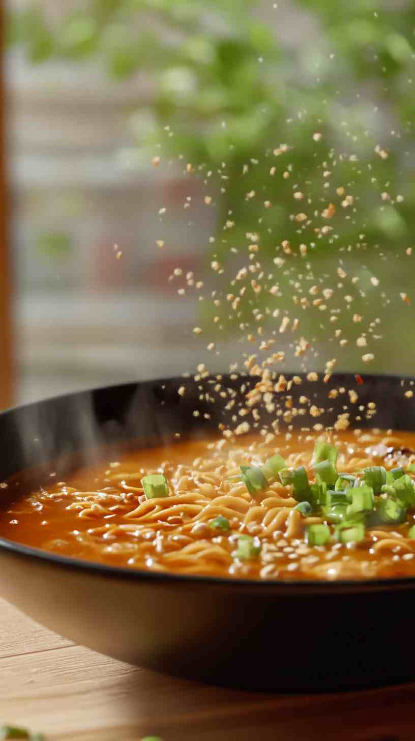 Kimchi Ramen Noodles with Pork and Bok Choy Kimchi Ramen Noodles with Pork and Bok Choy