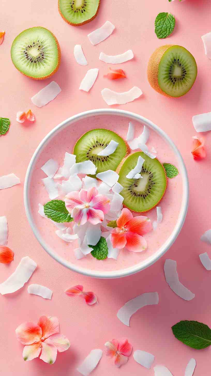 Kiwi Coconut Glow Smoothie Bowl Kiwi Coconut Glow Smoothie Bowl