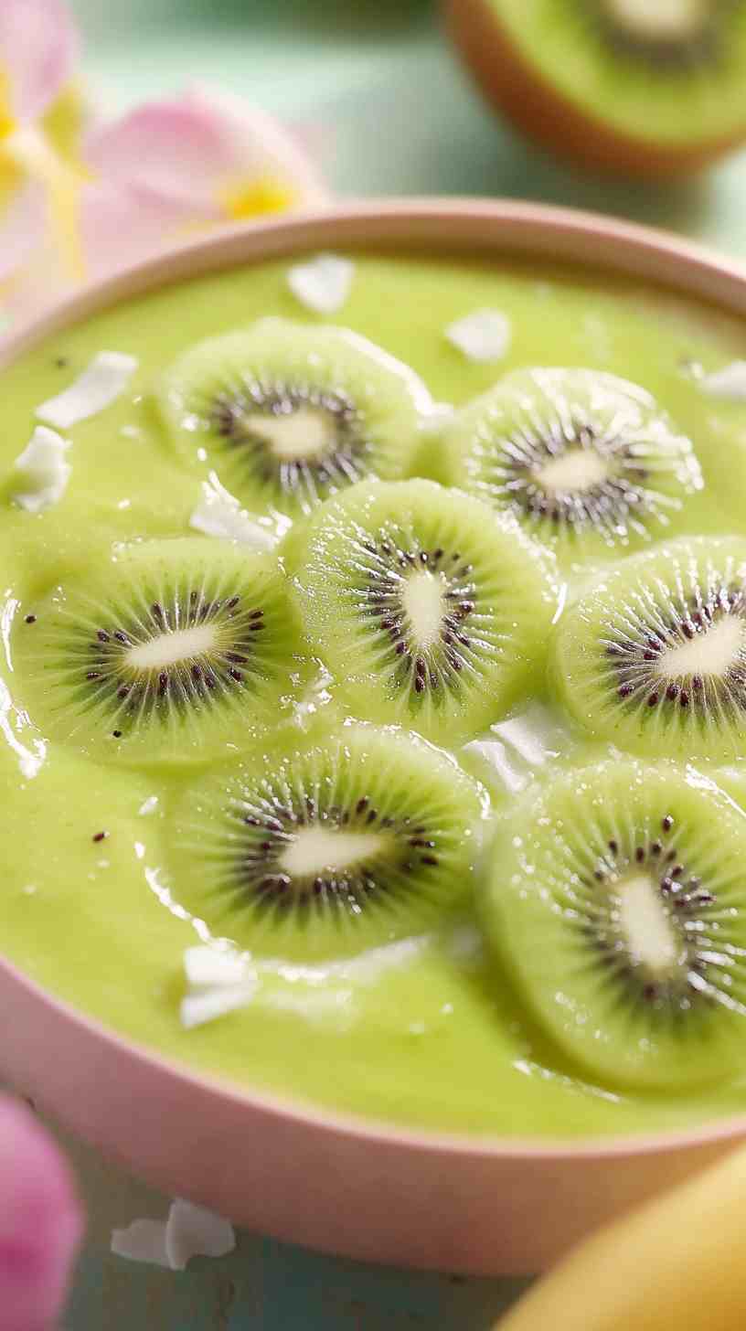 Kiwi Coconut Glow Smoothie Bowl Kiwi Coconut Glow Smoothie Bowl