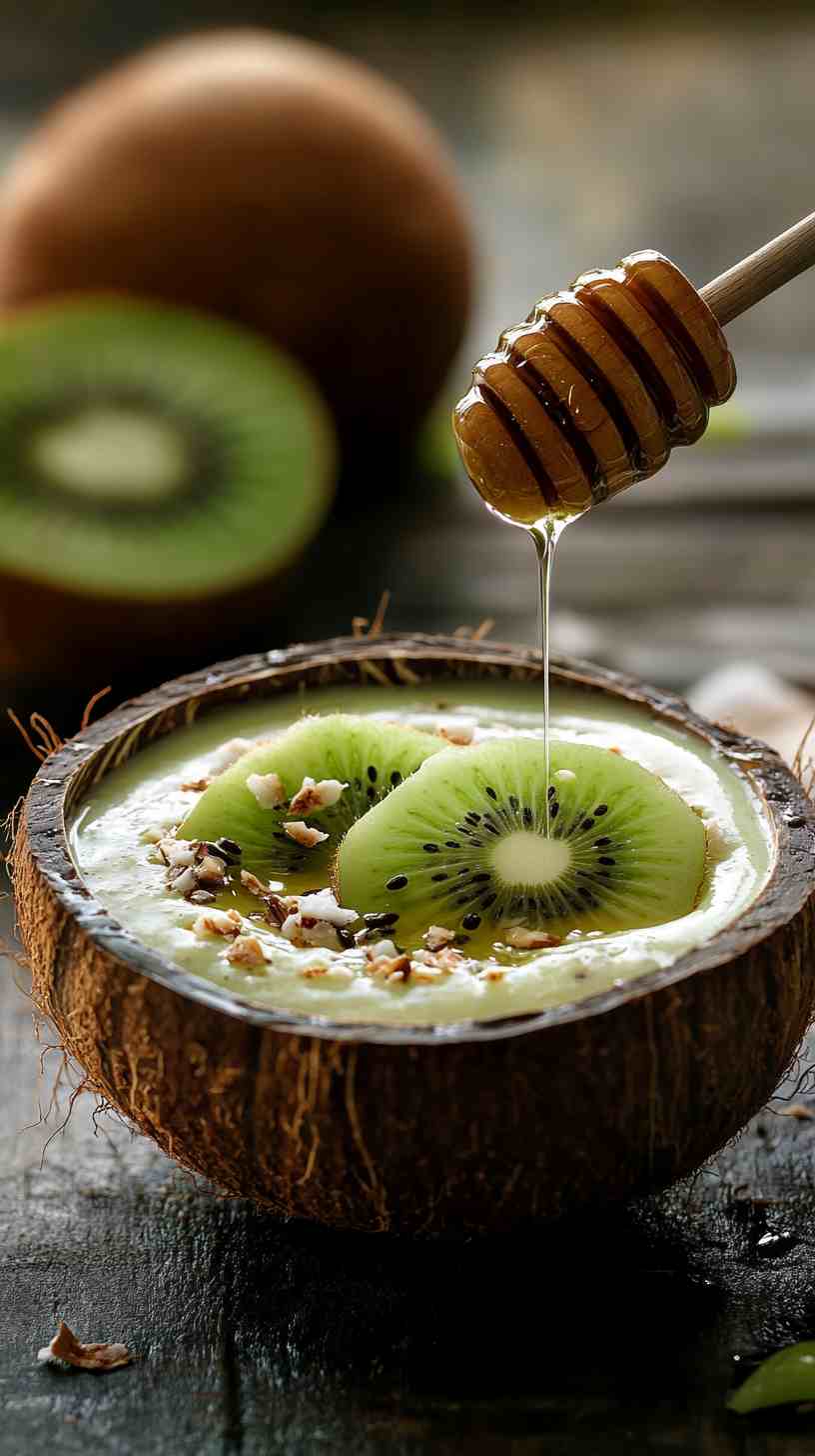 Kiwi Coconut Glow Smoothie Bowl Kiwi Coconut Glow Smoothie Bowl