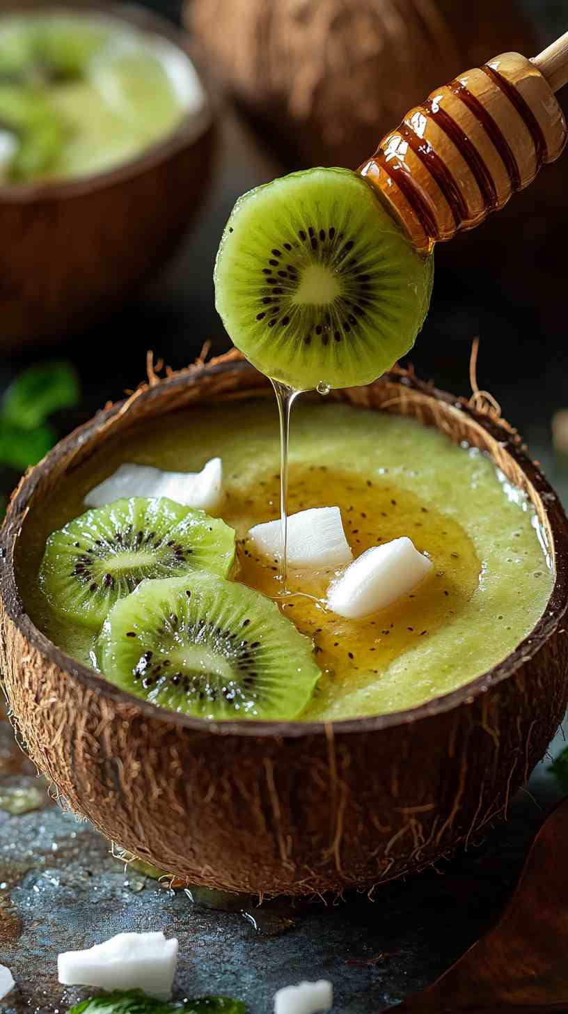 Kiwi Coconut Glow Smoothie Bowl Kiwi Coconut Glow Smoothie Bowl