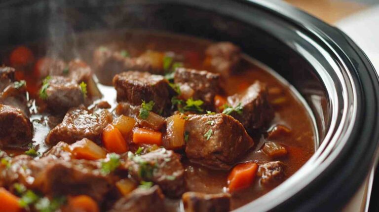 Melt-in-Your-Mouth Slow Cooker Beef Casserole
