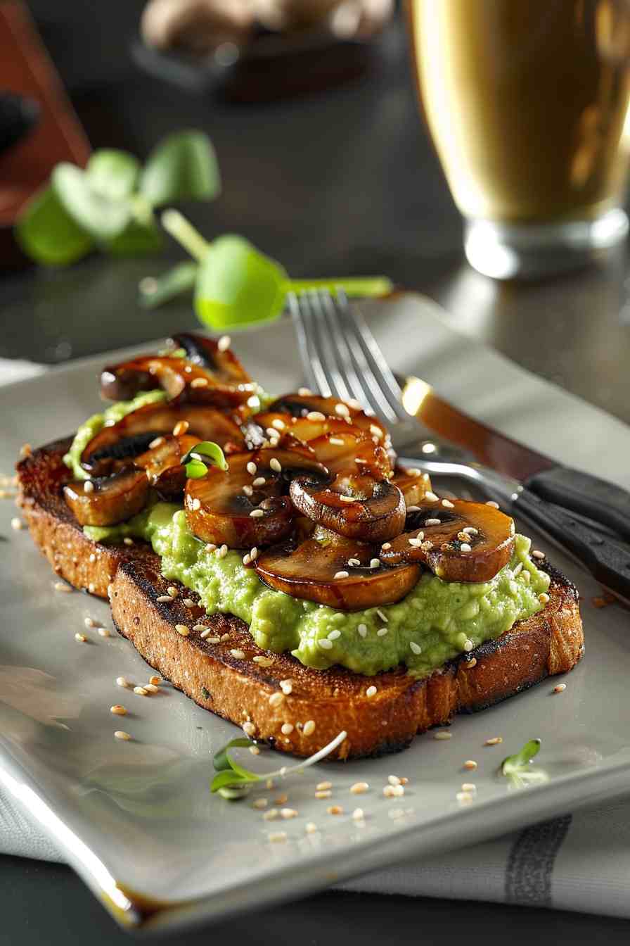 Mushroom Avocado Toast Mushroom Avocado Toast