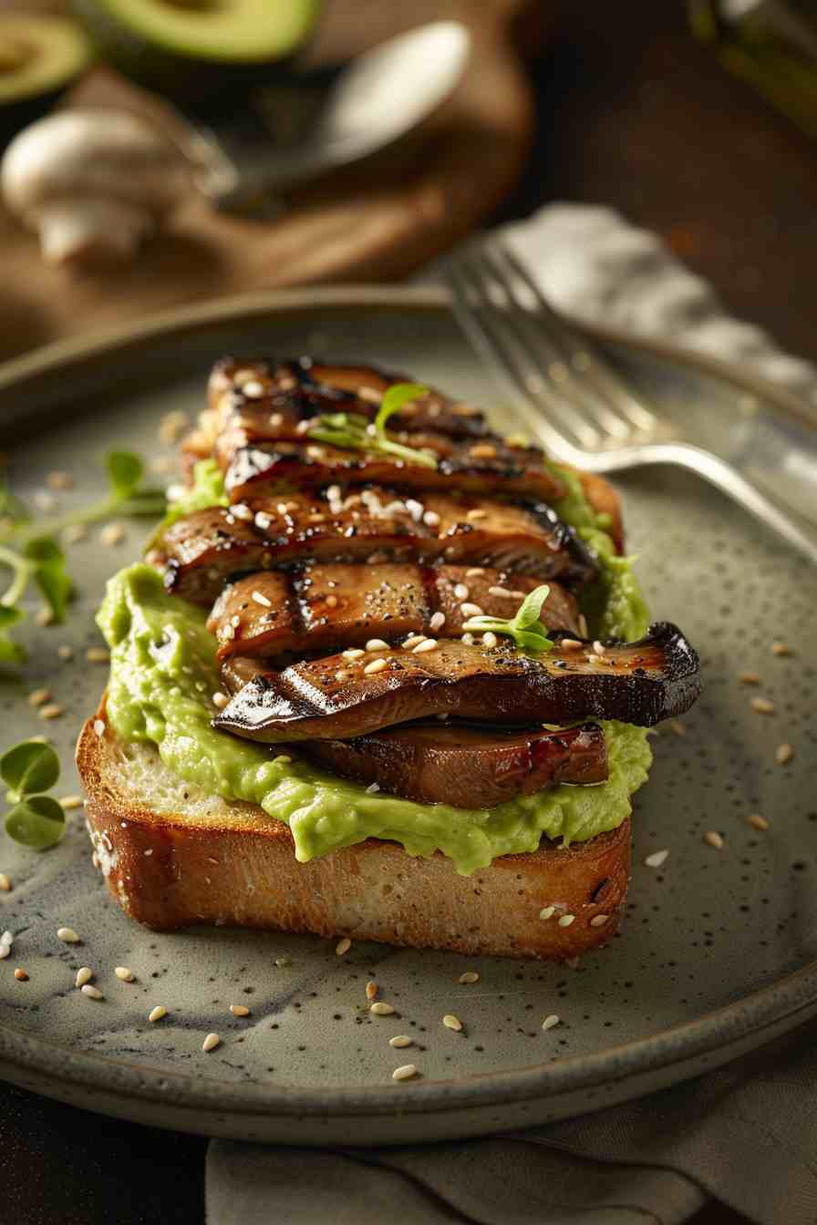 Mushroom Avocado Toast Mushroom Avocado Toast