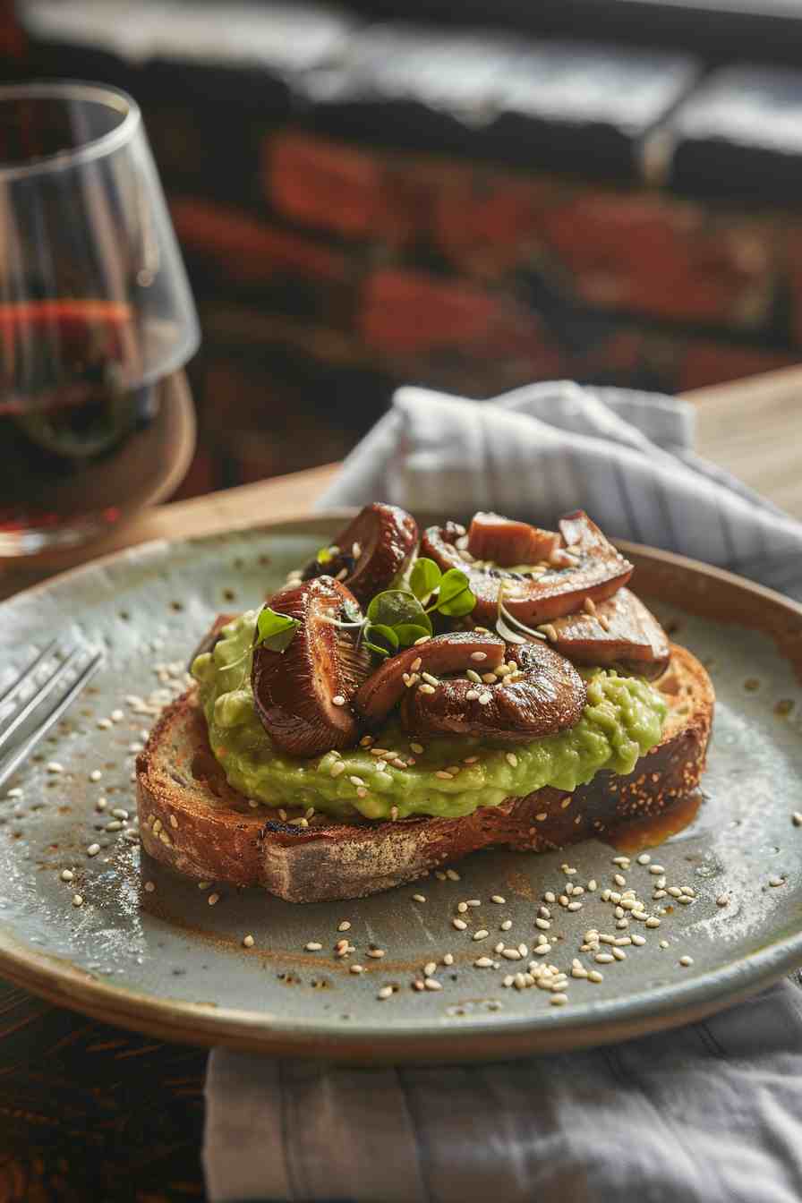 Mushroom Avocado Toast Mushroom Avocado Toast