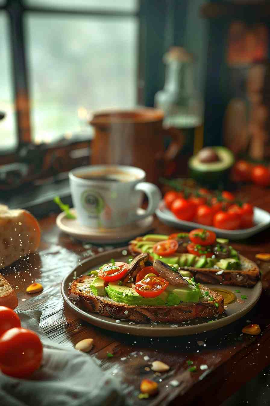 Mushroom Avocado Toast Mushroom Avocado Toast