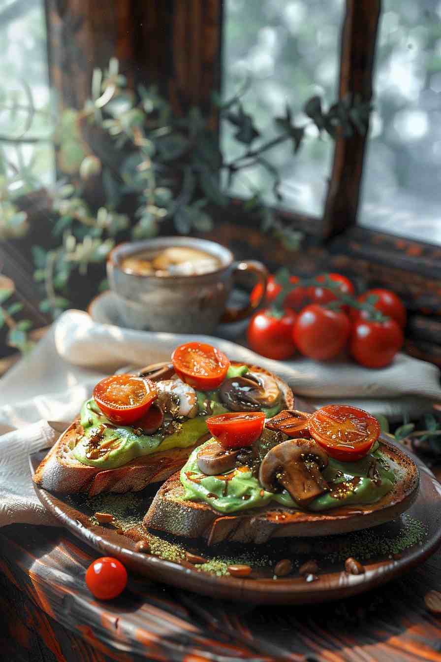 Mushroom Avocado Toast Mushroom Avocado Toast