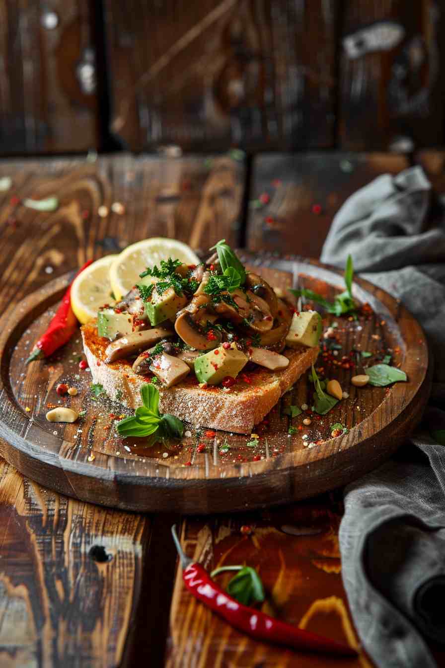 Mushroom Avocado Toast Mushroom Avocado Toast
