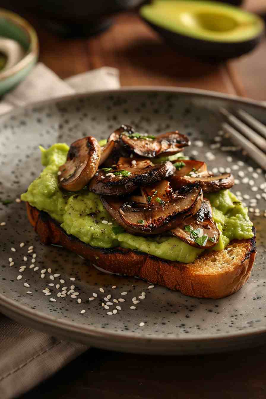 Mushroom Avocado Toast Mushroom Avocado Toast