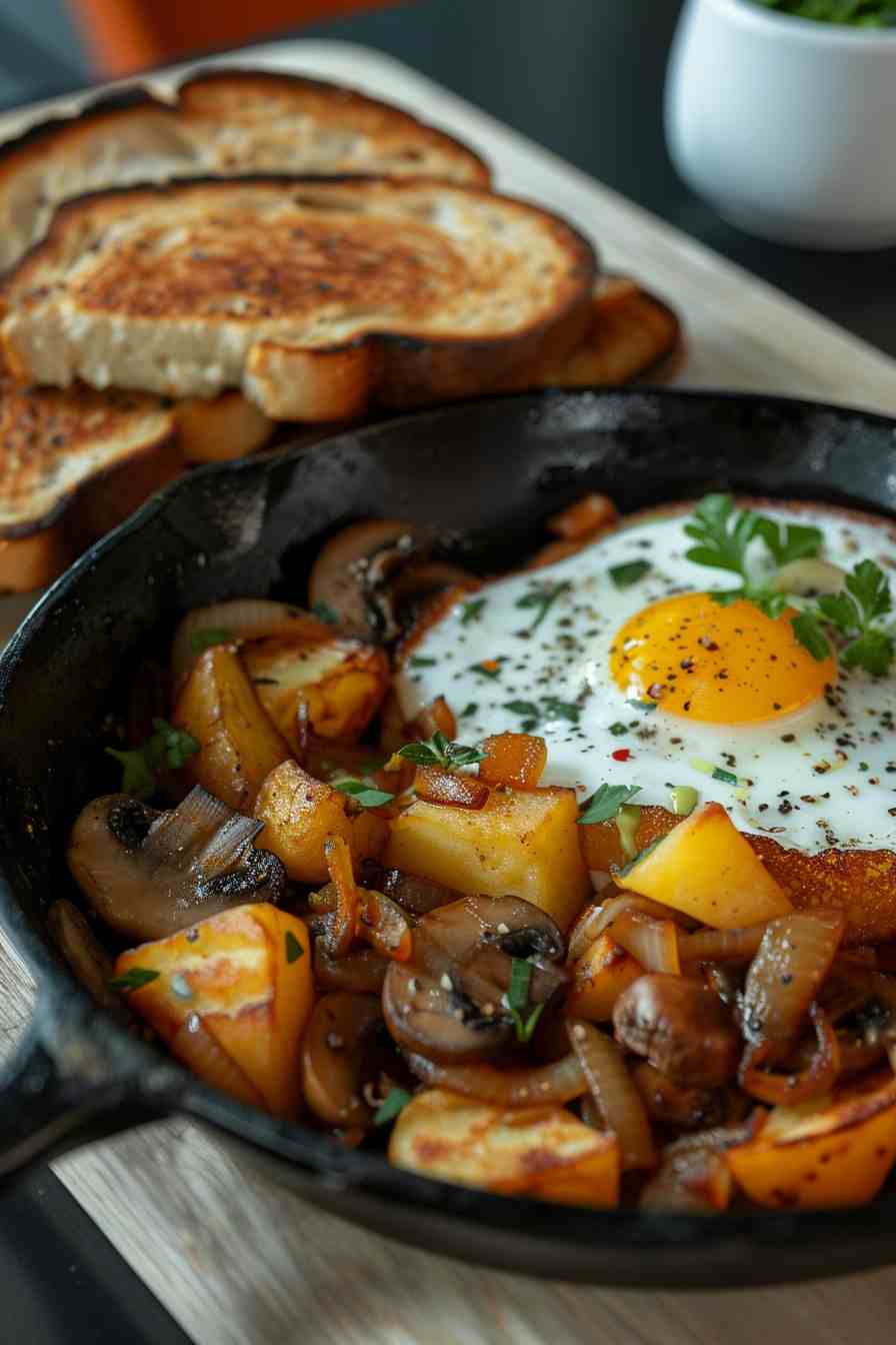 Mushroom Breakfast Skillet Mushroom Breakfast Skillet