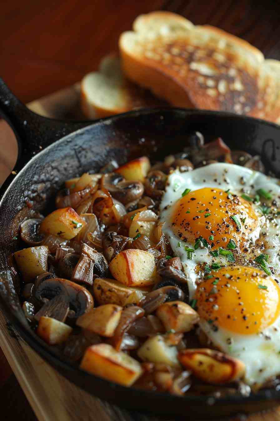 Mushroom Breakfast Skillet Mushroom Breakfast Skillet