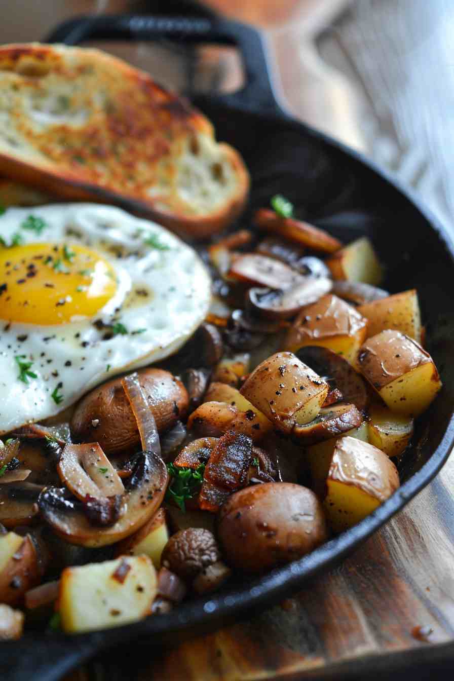 Mushroom Breakfast Skillet Mushroom Breakfast Skillet