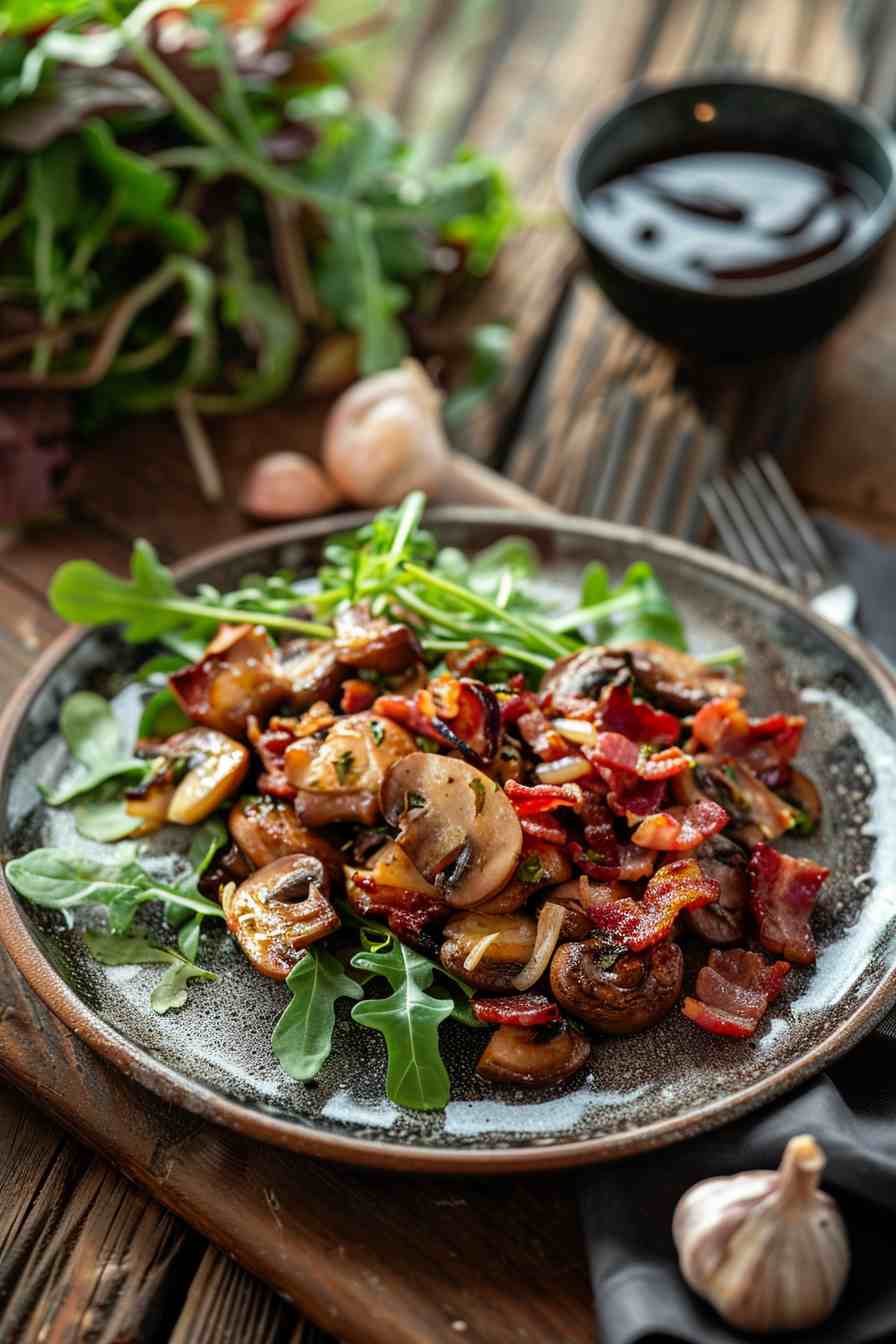 Mushroom and Bacon Hash Mushroom and Bacon Hash