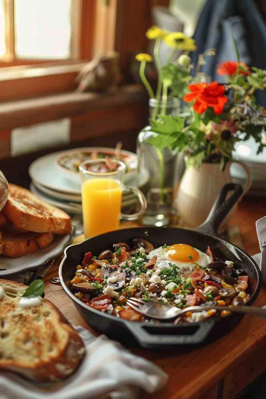 Mushroom and Bacon Hash Mushroom and Bacon Hash