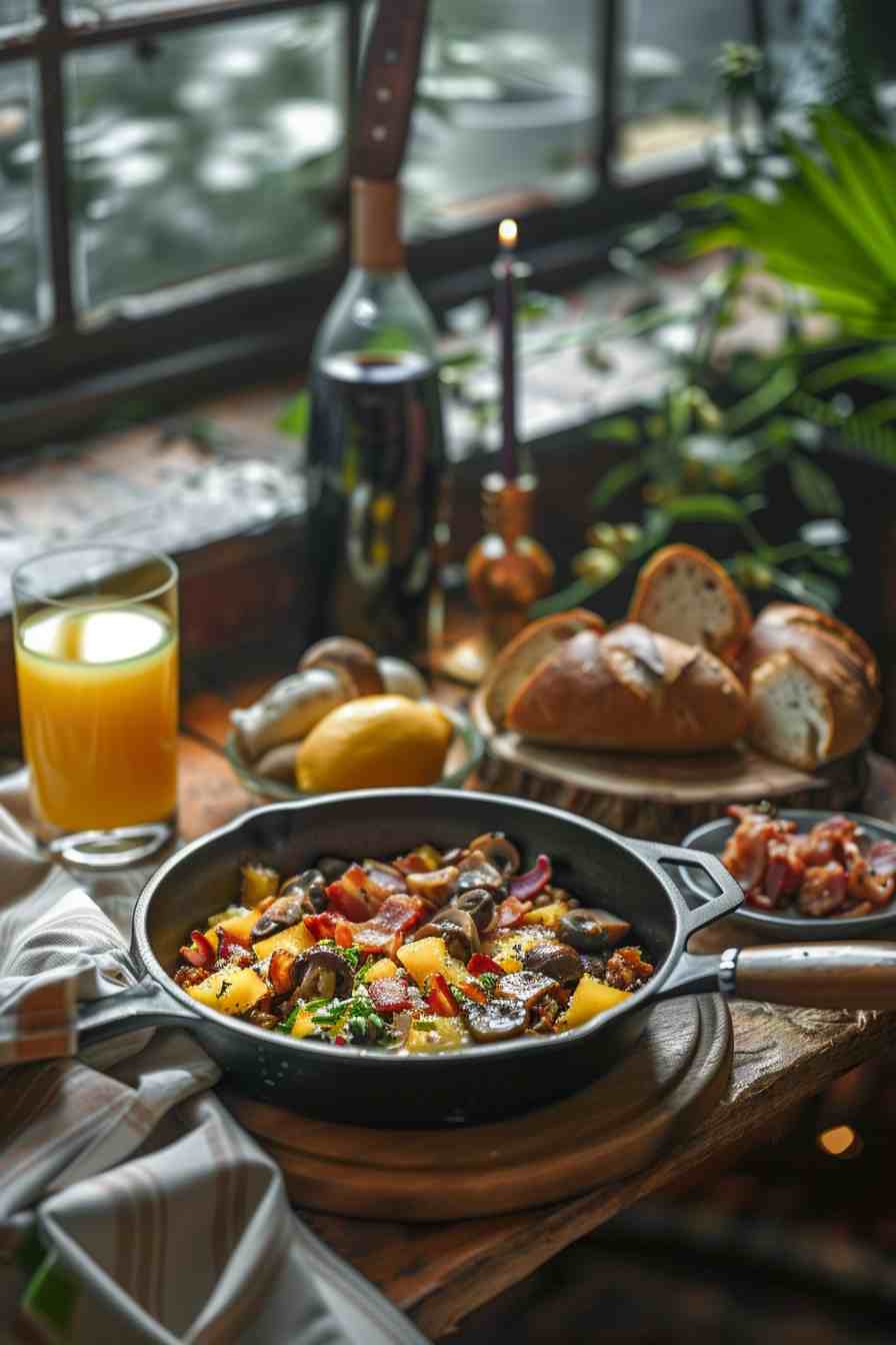 Mushroom and Bacon Hash Mushroom and Bacon Hash