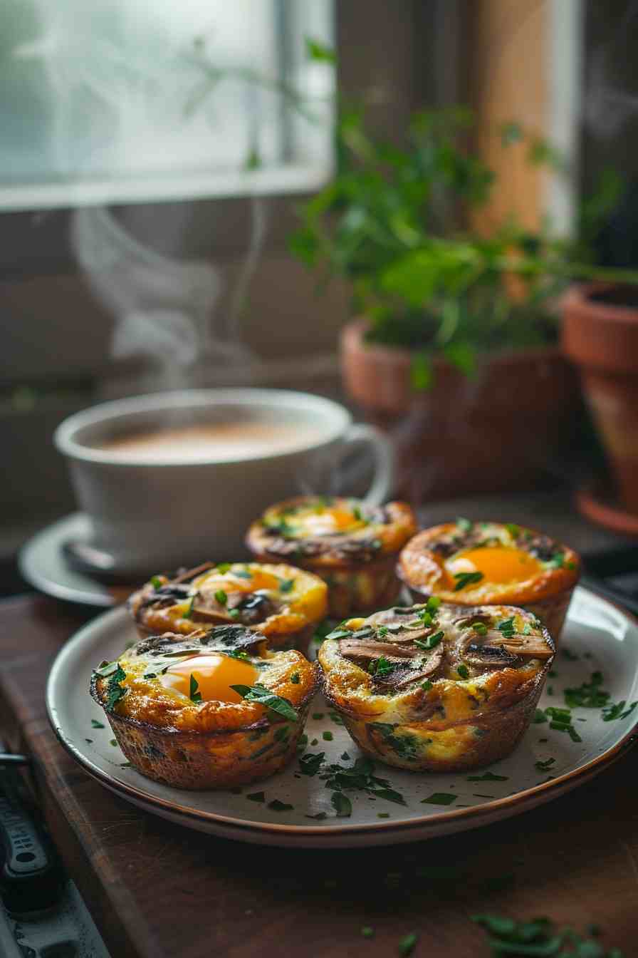 Mushroom and Egg Breakfast Muffins Mushroom and Egg Breakfast Muffins