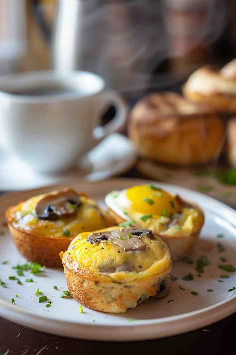 Mushroom and Egg Breakfast Muffins Mushroom and Egg Breakfast Muffins
