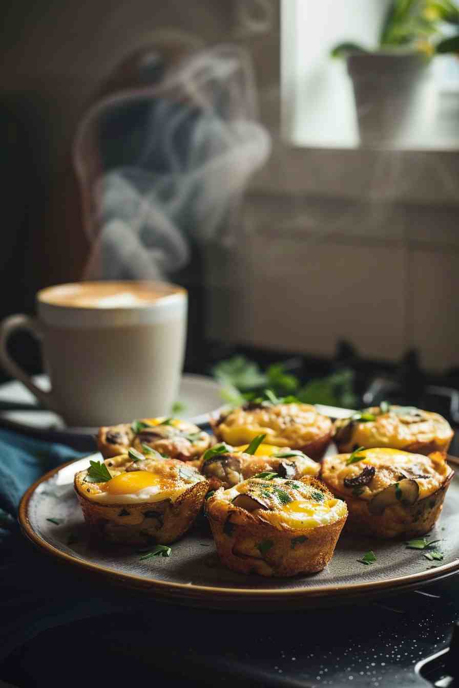 Mushroom and Egg Breakfast Muffins Mushroom and Egg Breakfast Muffins