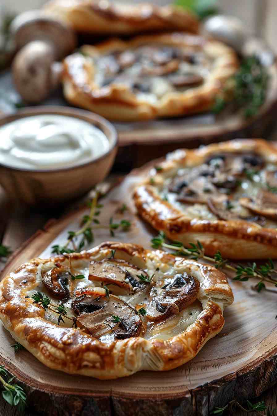 Mushroom and Leek Tartlets Mushroom and Leek Tartlets