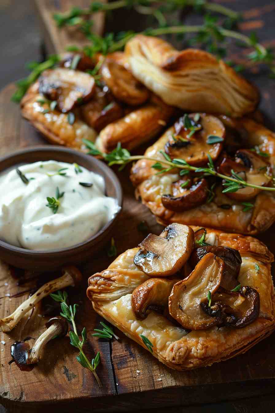 Mushroom and Leek Tartlets Mushroom and Leek Tartlets