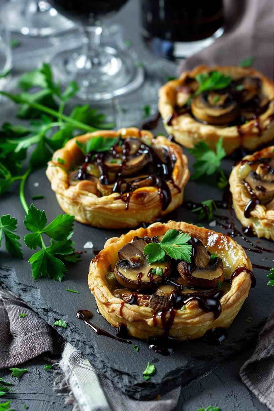 Mushroom and Leek Tartlets Mushroom and Leek Tartlets