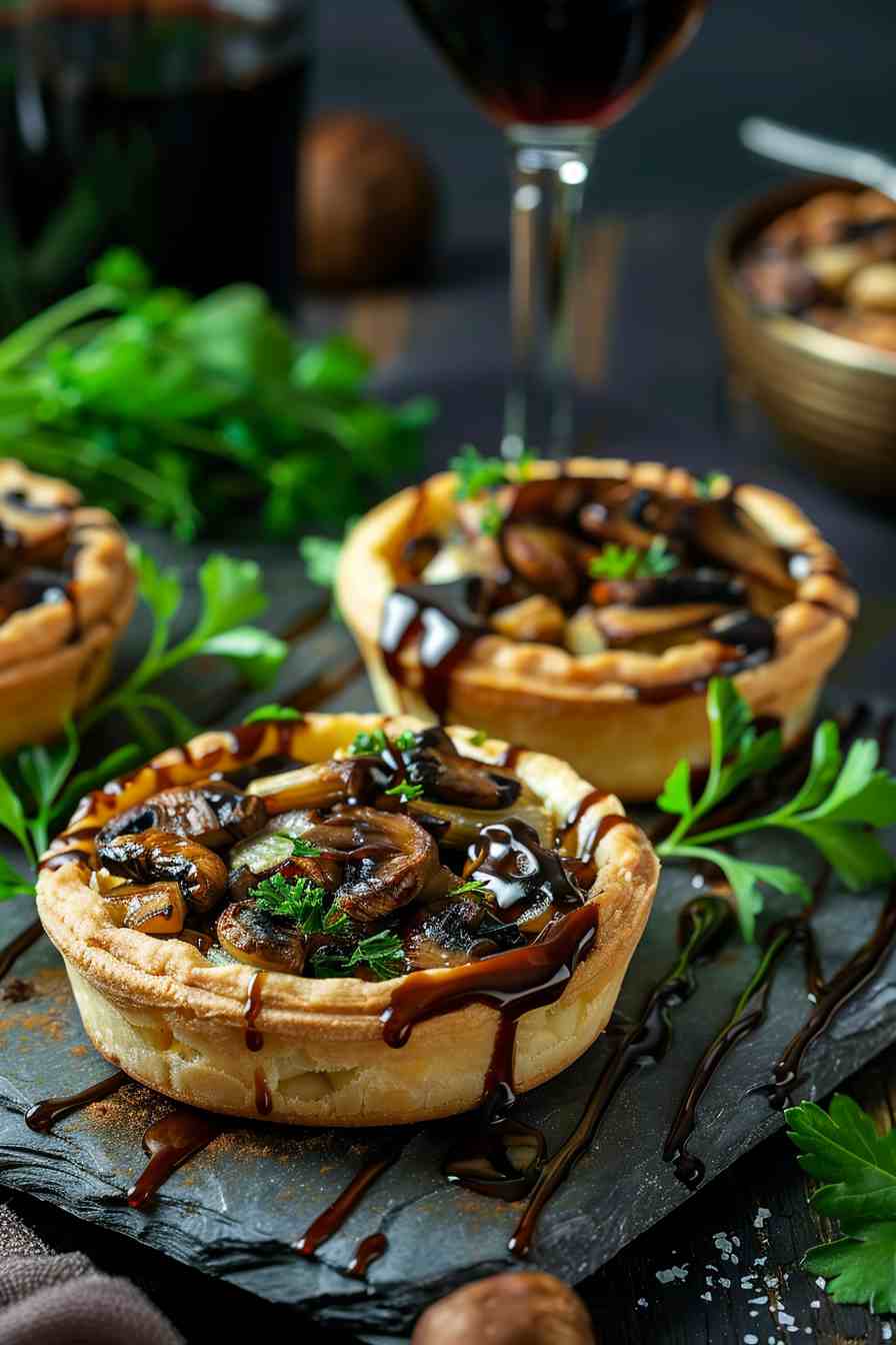 Mushroom and Leek Tartlets Mushroom and Leek Tartlets