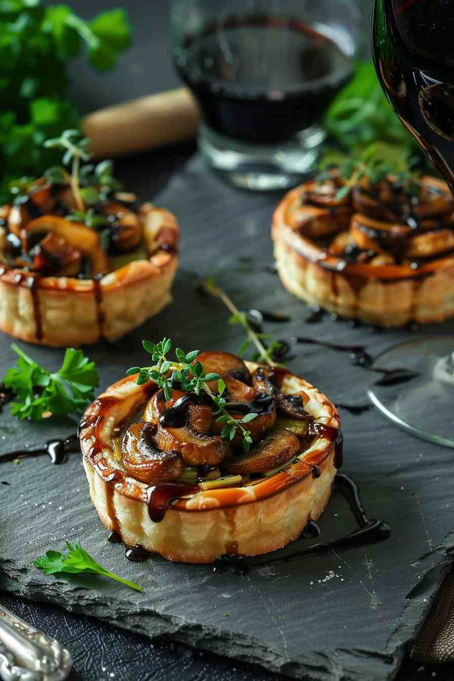 Mushroom and Leek Tartlets Mushroom and Leek Tartlets