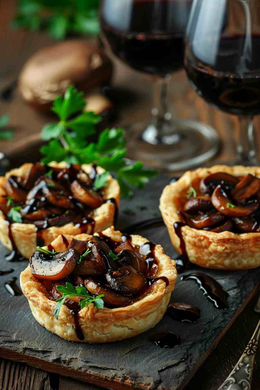 Mushroom and Leek Tartlets Mushroom and Leek Tartlets