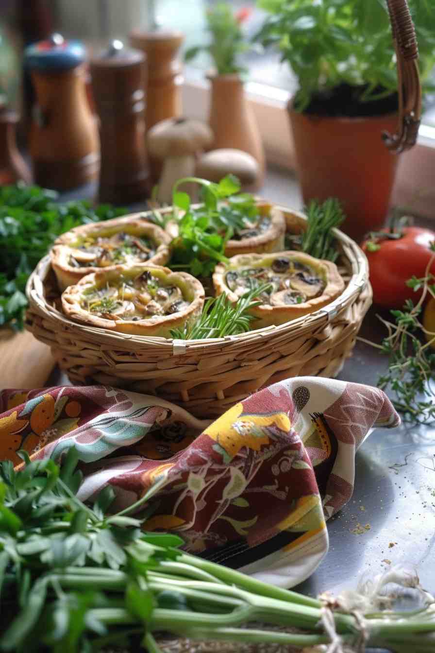 Mushroom and Leek Tartlets Mushroom and Leek Tartlets