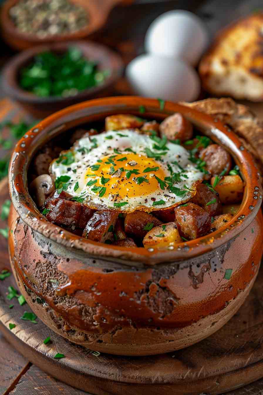Mushroom and Sausage Breakfast Bowl Mushroom and Sausage Breakfast Bowl