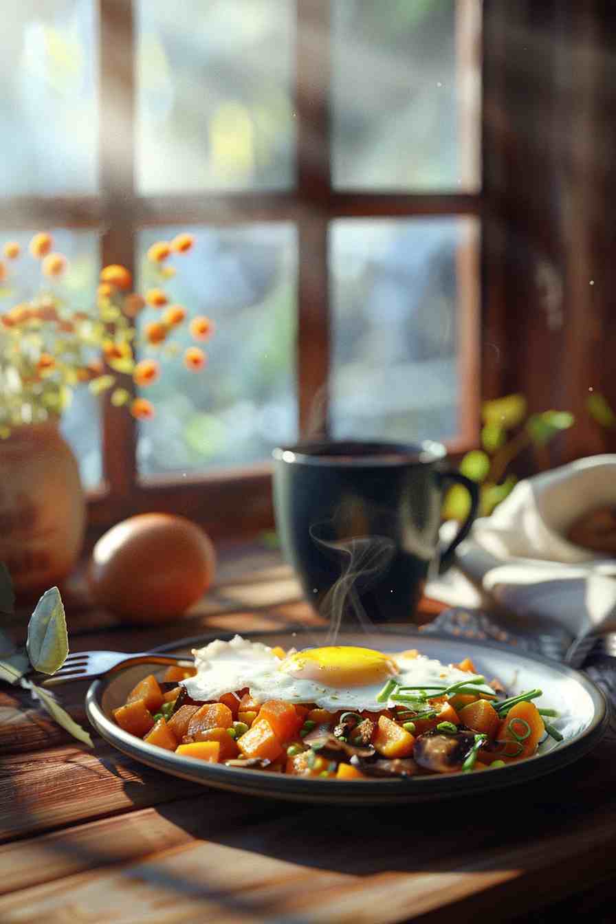 Mushroom and Sweet Potato Hash Mushroom and Sweet Potato Hash