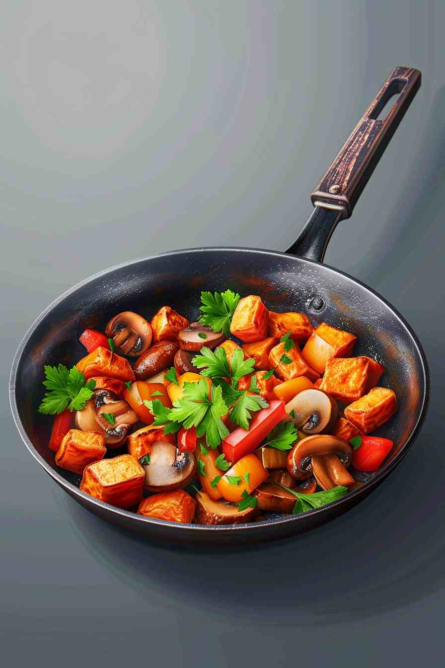 Mushroom and Sweet Potato Hash Mushroom and Sweet Potato Hash