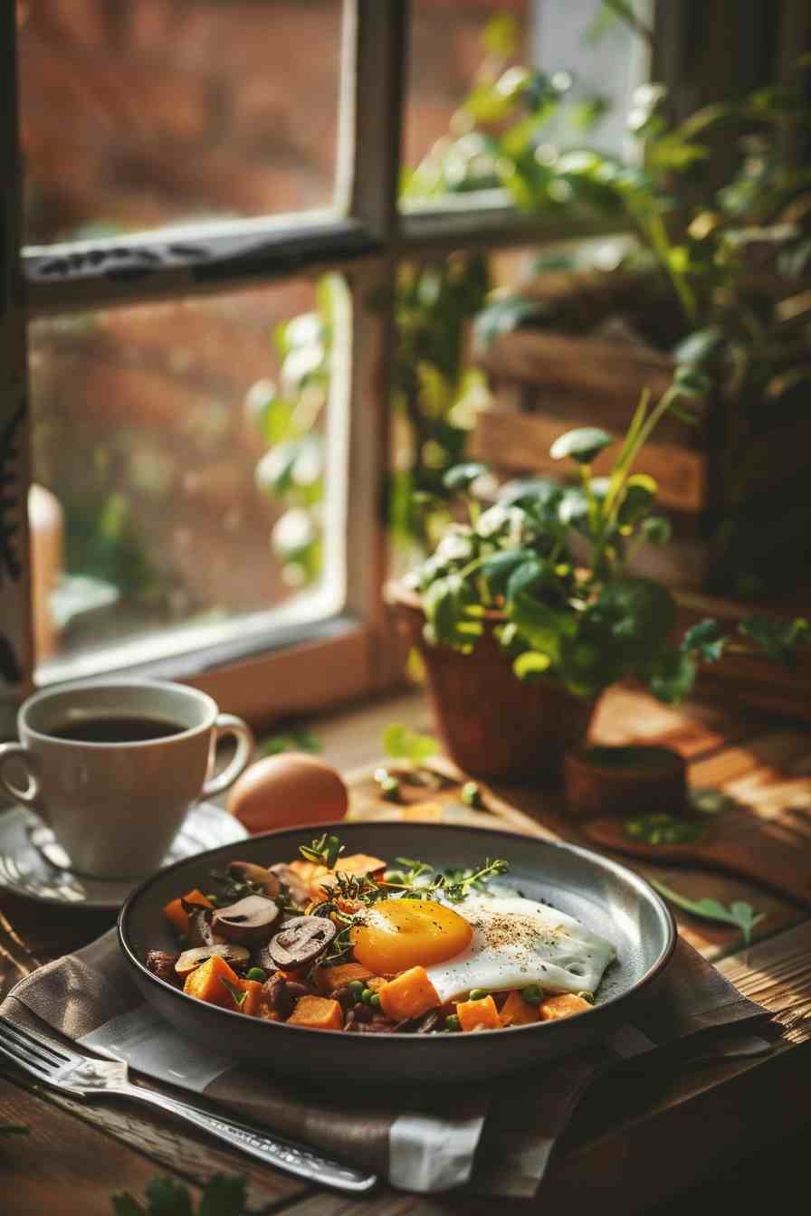Mushroom and Sweet Potato Hash Mushroom and Sweet Potato Hash
