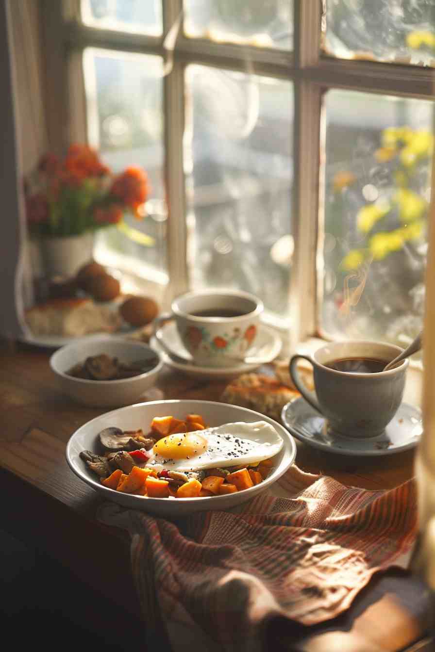 Mushroom and Sweet Potato Hash Mushroom and Sweet Potato Hash