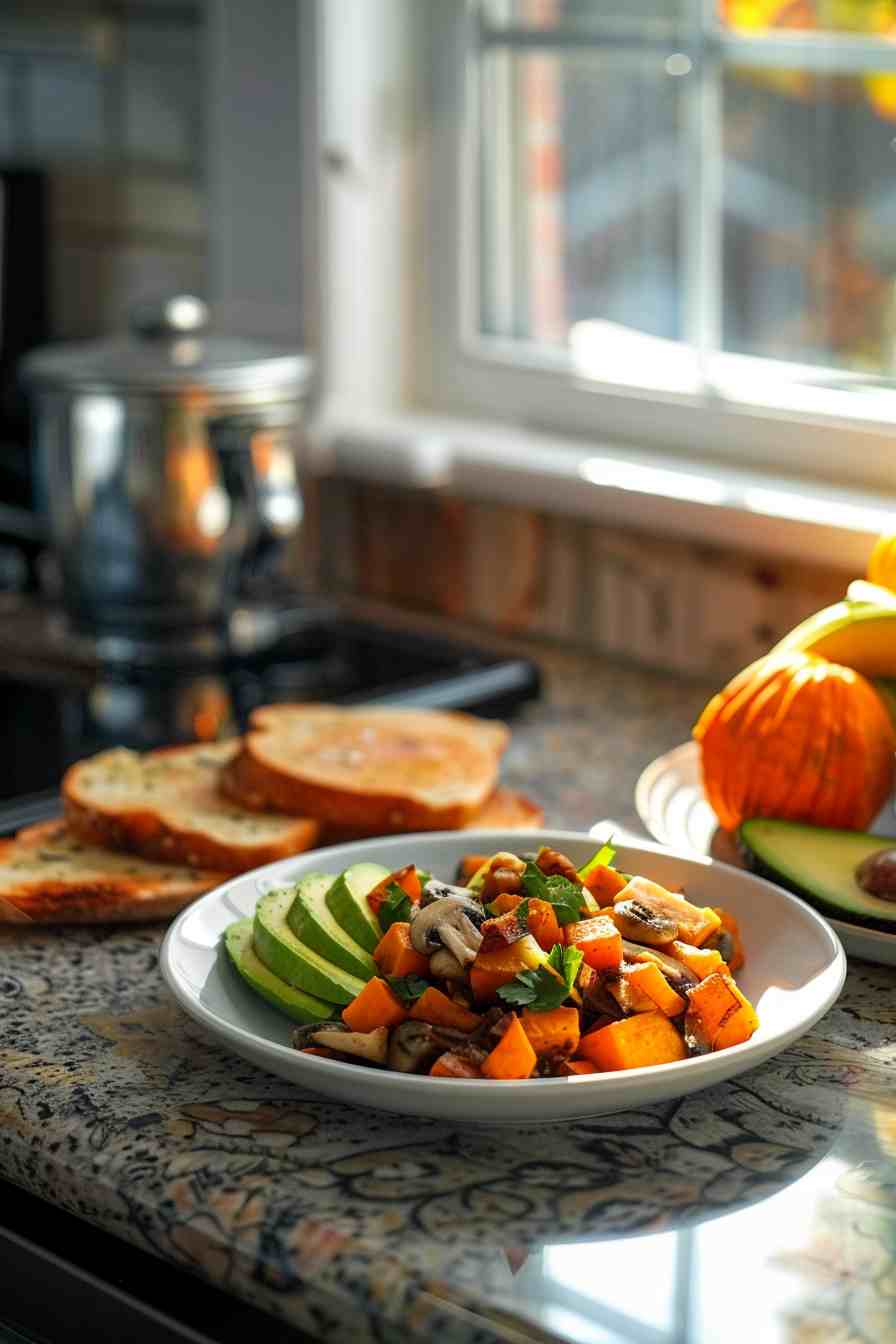 Mushroom and Sweet Potato Hash Mushroom and Sweet Potato Hash