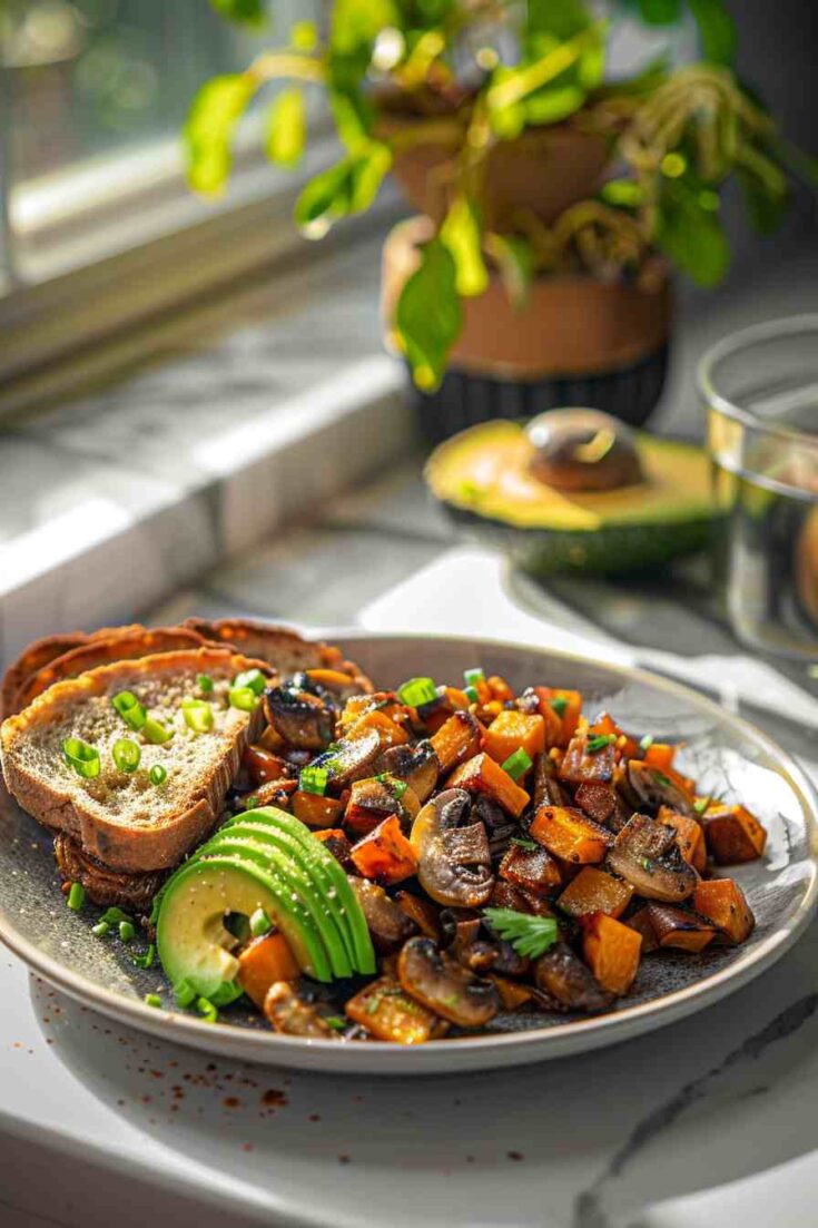 Mushroom and Sweet Potato Hash Mushroom and Sweet Potato Hash
