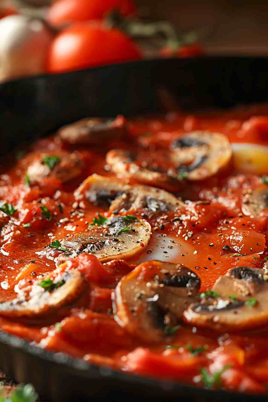 Mushroom and Tomato Shakshuka Mushroom and Tomato Shakshuka