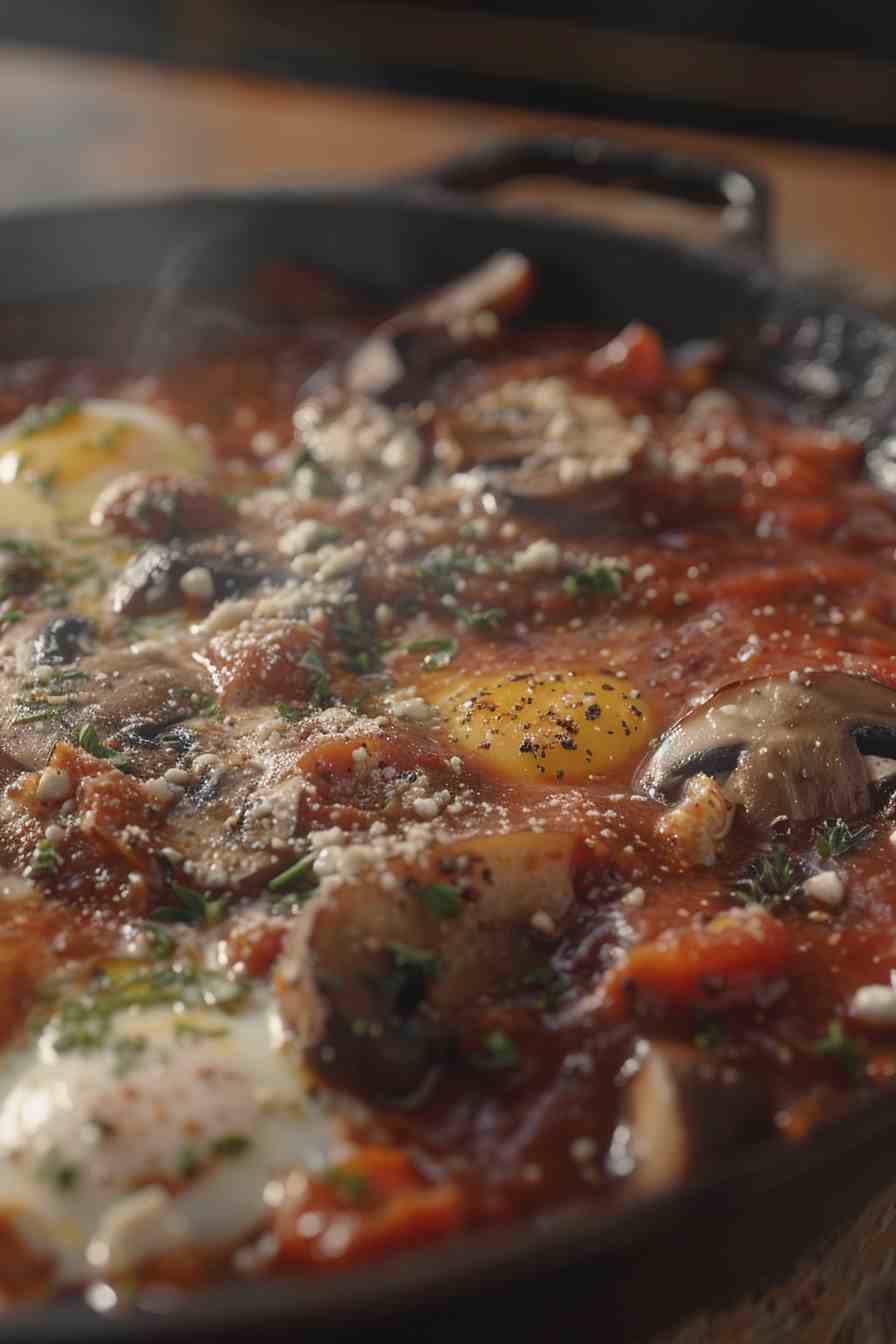 Mushroom and Tomato Shakshuka Mushroom and Tomato Shakshuka